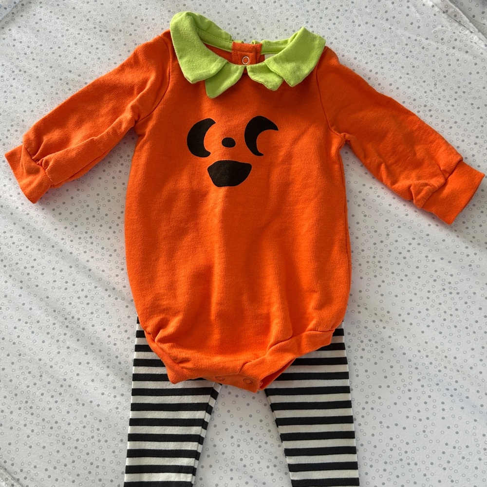 Cat & Jack Halloween Pumpkin outfit